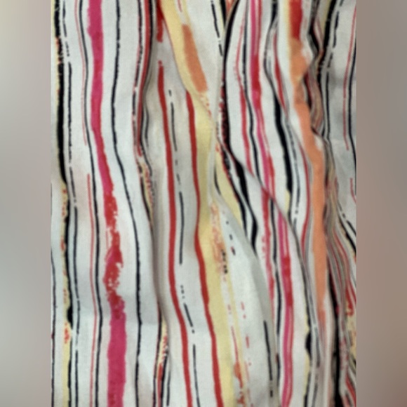 Full Circle Trends Strapless Colorful Cropped Jumpsuit With pockets PLUS Sz 3X - Picture 8 of 8